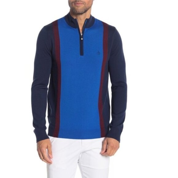 Original Penguin Quarter Front Zip Sweater - Picture 1 of 2